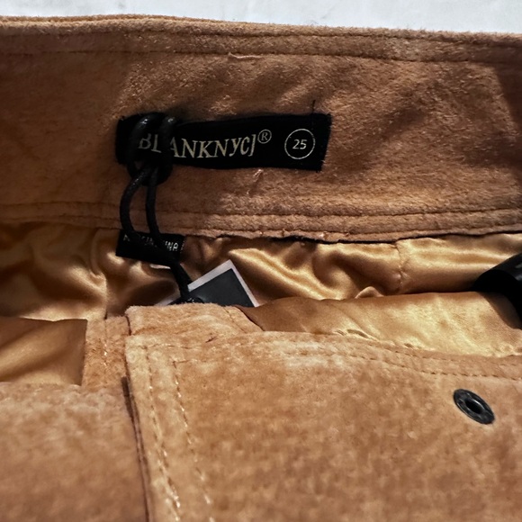 Blank NYC Women's Skirt Run For It Leather Suede Mini Size 25 - Picture 8 of 8